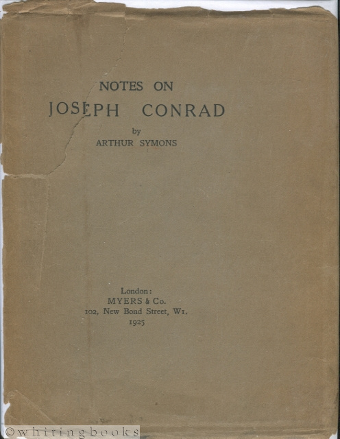 Image for Notes on Joseph Conrad