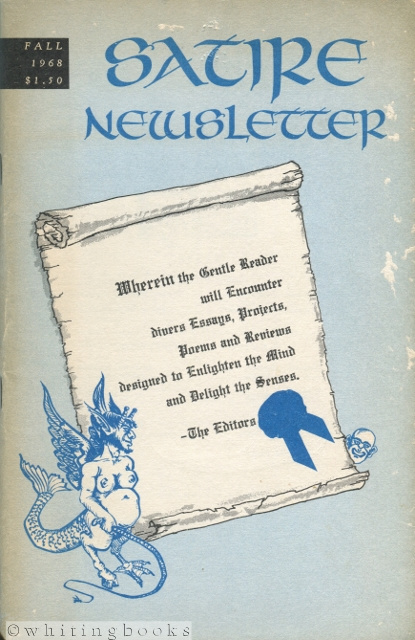 Image for Satire Newsletter, Volume VI, Number 1, Fall 1968
