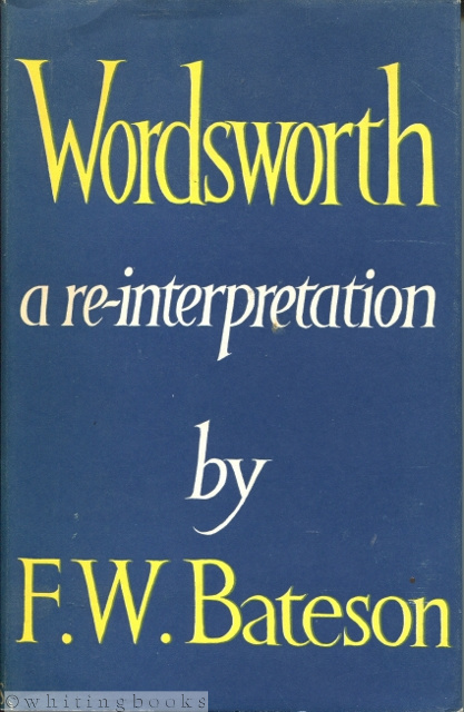 Image for Wordsworth: A Re-interpretation