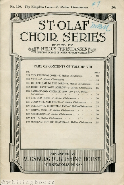 Image for St. Olaf Choir Series, No. 129 - Thy Kingdom Come