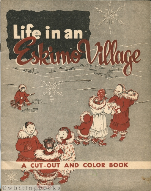 Image for Life in an Eskimo Village: A Cut-Out and Color Book