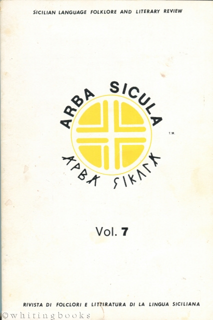 Image for Arba Sicula - Sicilian Language Folklore and Literary Review, - Vol. 7, 1986