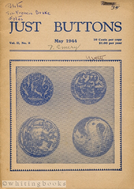 Image for Just Buttons for Pleasure, Pastime, and Profit - Vol. II, No. 8, May 1944