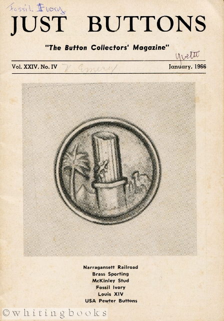 Image for Just Buttons for Pleasure, Pastime, and Profit - Vol. XXIV, No. IV, January 1966