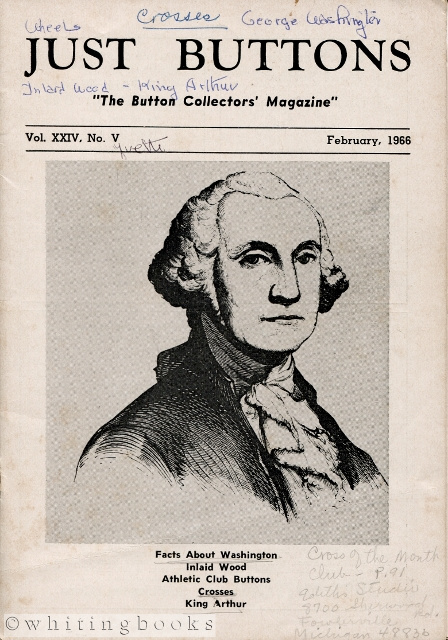 Image for Just Buttons for Pleasure, Pastime, and Profit - Vol. XXIV, No. V, February 1966