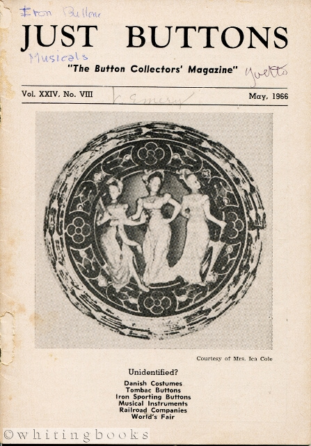 Image for Just Buttons for Pleasure, Pastime, and Profit - Vol. XXIV, No. VIII, May 1966