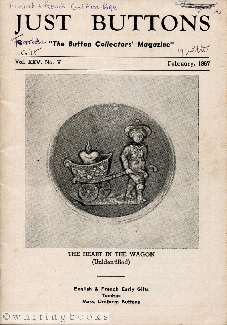 Image for Just Buttons for Pleasure, Pastime, and Profit - Vol. XXV, No. V, February 1967