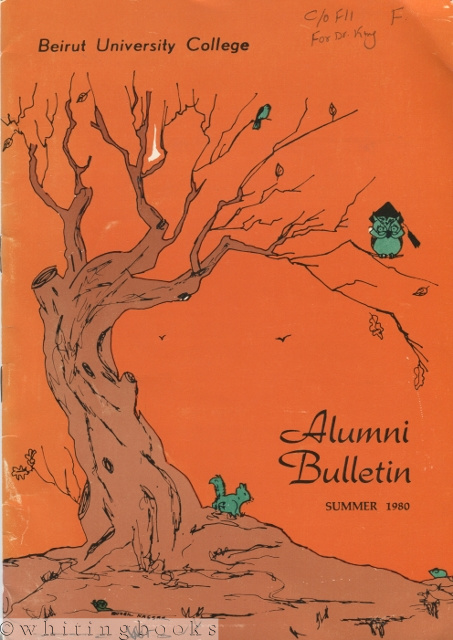 Image for Beirut University College Alumni Bulletin Summer 1980