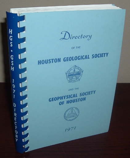 Image for Directory of the Houston Geological Society and the Geophysical Society of Houston - 1971