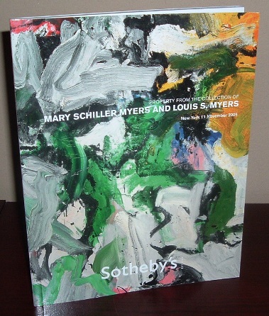 Image for Sotheby's Auction Catalogue: Property from the Collection of Mary Schiller Myers and Lousi S. Myers, New York 11 November 2009